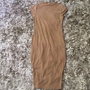 Akira size small suede brown dress